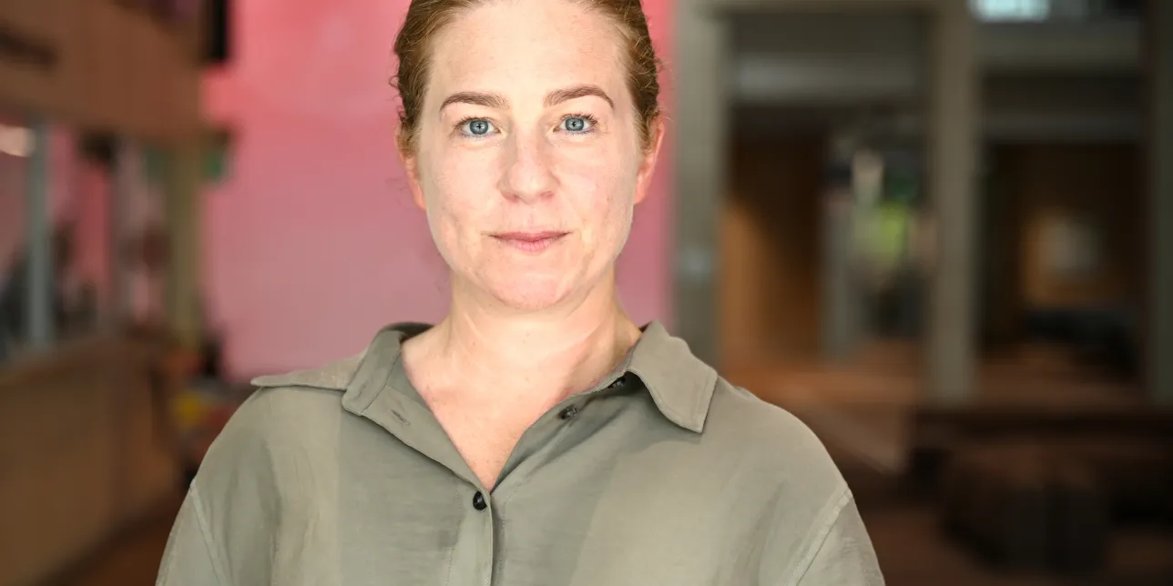 Anna Linder porträtt av Åsa Hansdotter