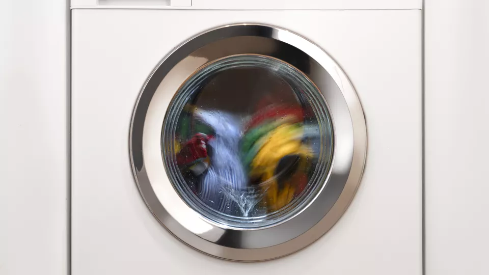 bild på en tvättmaskin. foto.