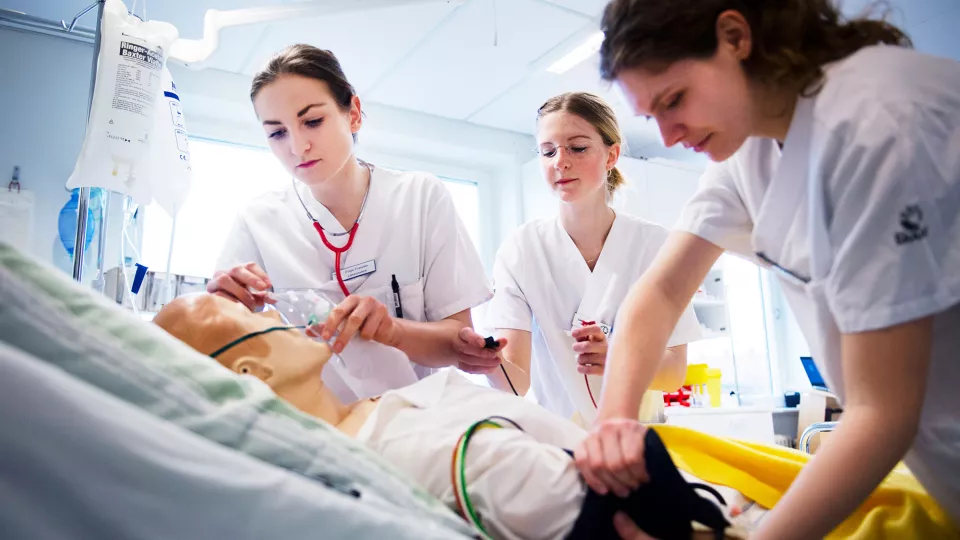 Lunds universitet ska snabbutbilda sjuksköterskor i avancerad omvårdnad vid andningssvikt. Foto: Emil Langvad