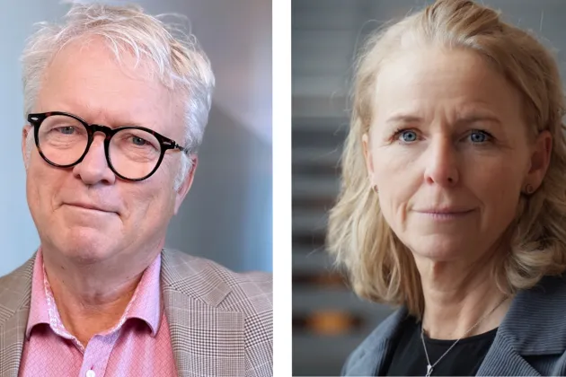 Stefan Jovinge, forskningschef vid Skånes universitetssjukhus och Maria Björkqvist, dekan från Medicinska fakulteten, Lunds universitet med engagerade aktörer. Foto: SUS,  Agata Garpenlind.