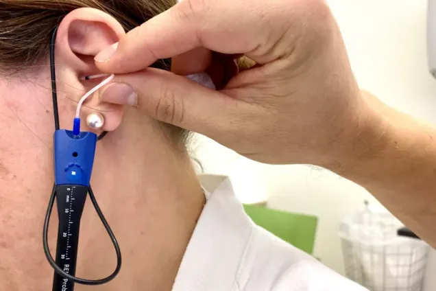 undersökning av hörseln