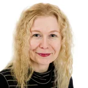 Porträtt Marju Orho-Melander. Foto.