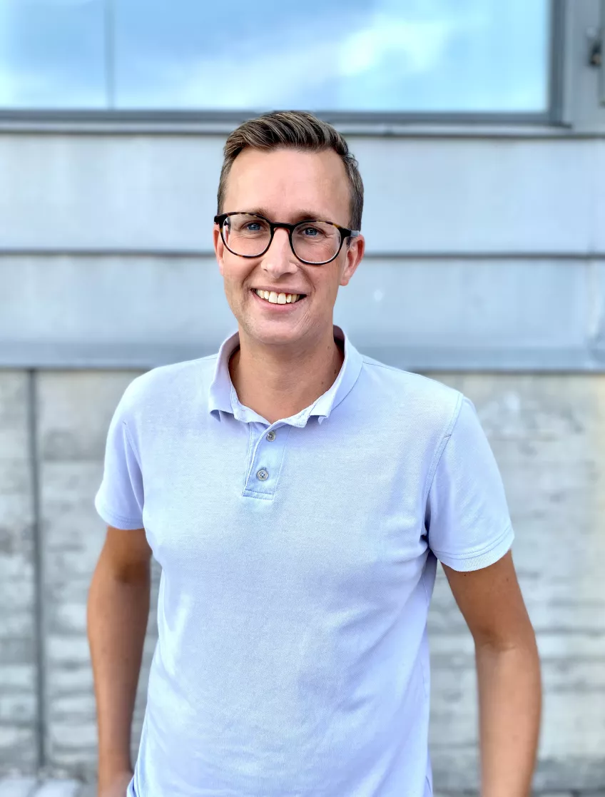 Porträtt på Martin Hjort